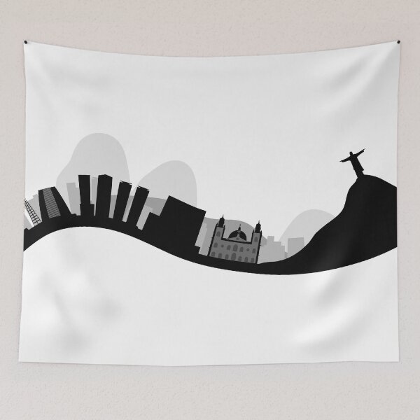 Item preview, Rio de Janeiro skyline designed and sold by siloto.
