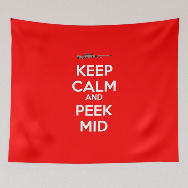Item preview, CSGO - Keep Calm And Peek Mid designed and sold by Shada0071.