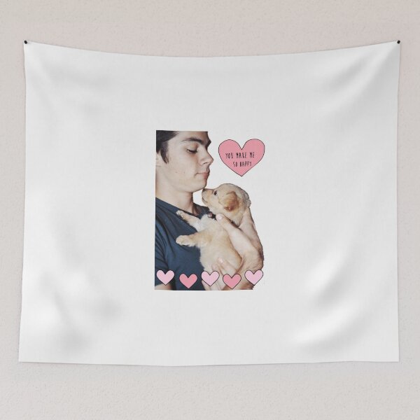 Item preview, Dylan O'Brien and Puppy designed and sold by emileen2.