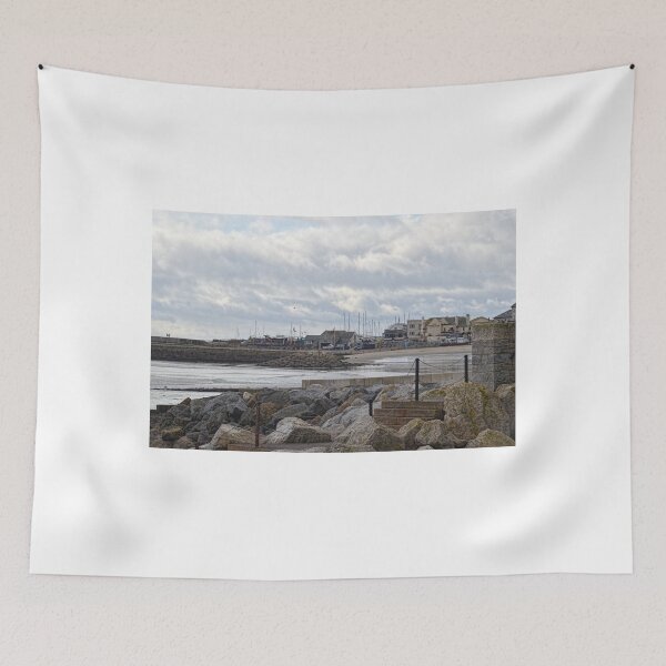 Item preview, Lyme Harbour today....... designed and sold by lynn carter.