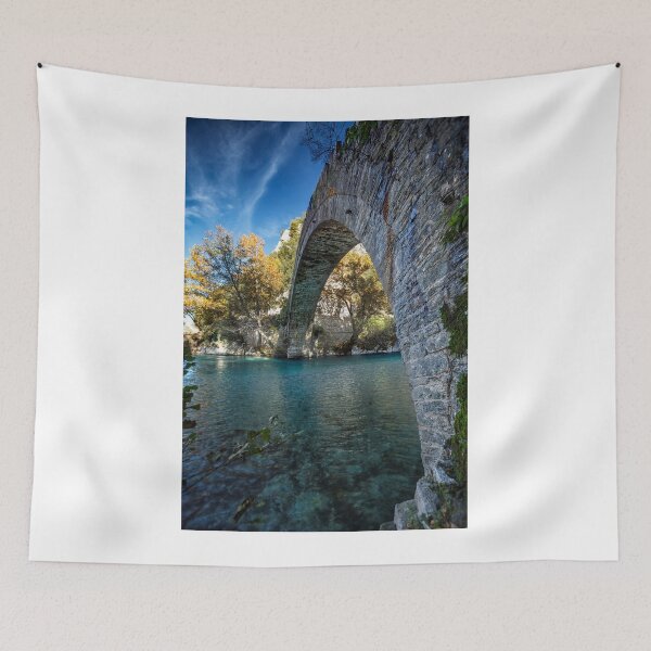 Item preview, Traditional old stone bridge in Konitsa, northern Greece designed and sold by Antonis Lemonakis.