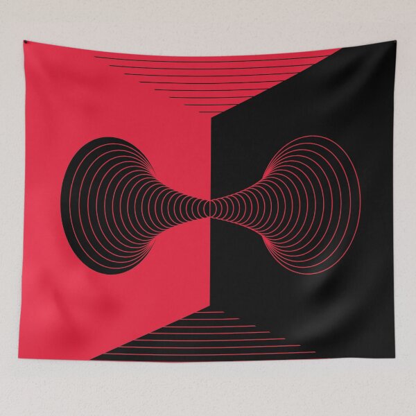 Item preview, wormhole illusion wall tapestries designed and sold by nicckyt.