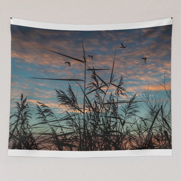 Item preview, wild grass with sunrise designed and sold by peterwyatt.