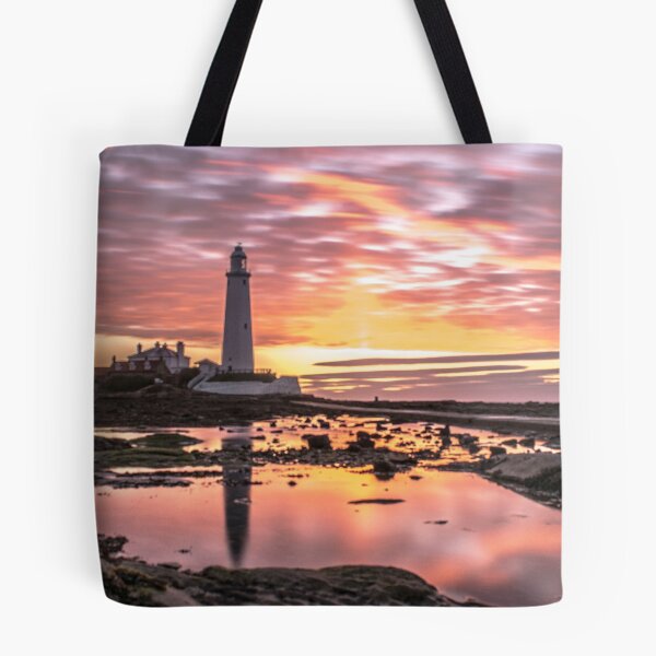 Item preview, St Marys island At sunrise designed and sold by tynesidephotos.