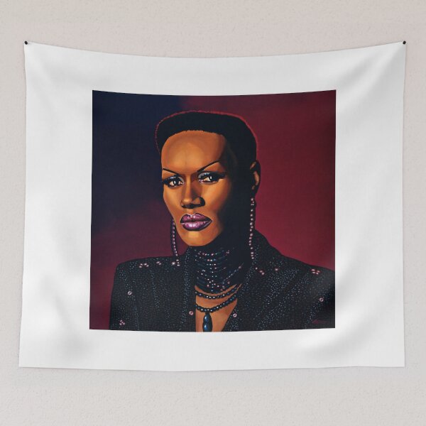 Item preview, Grace Jones painting designed and sold by PaulMeijering.