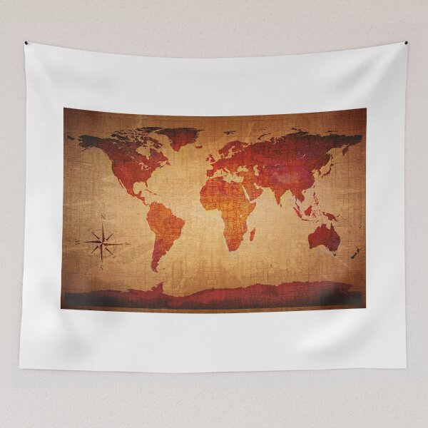 Item preview, World Map Grunge Styled designed and sold by Johan Swanepoel.