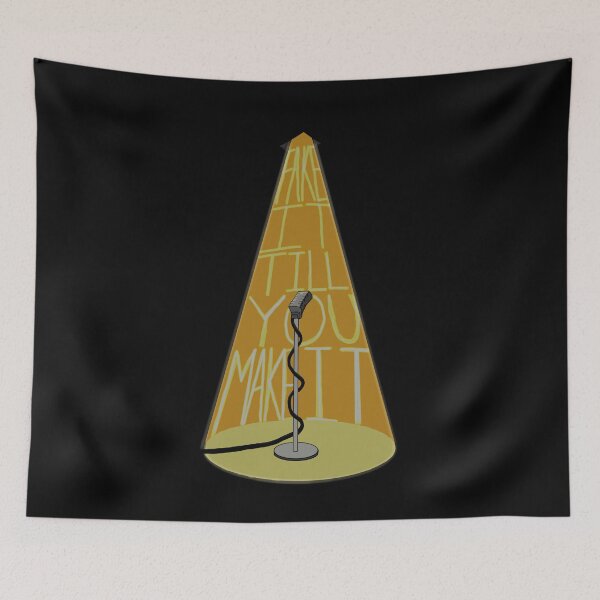 Item preview, Fake it 'til you make it vintage mic in spotlight designed and sold by cesarpadilla.