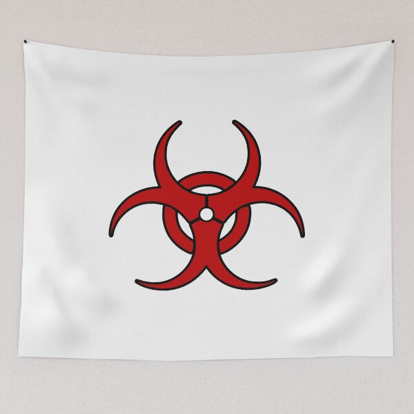 Aperçu de l'œuvre biohazard symbol toxic poison créée et vendue par huggymauve.