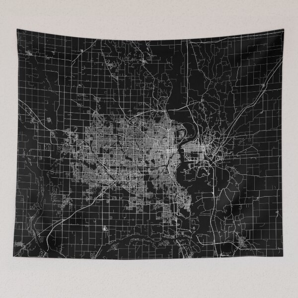 Item preview, Omaha map Nebraska designed and sold by linelinelines.