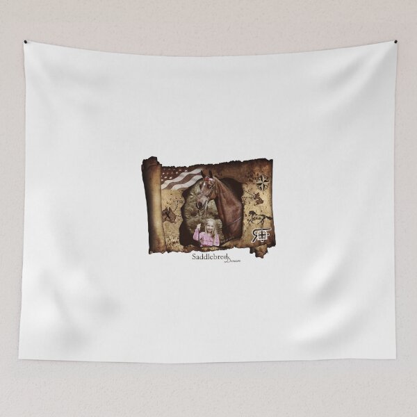 Item preview, RF American Saddlebred Dream Horse Scroll designed and sold by RedFrontier.
