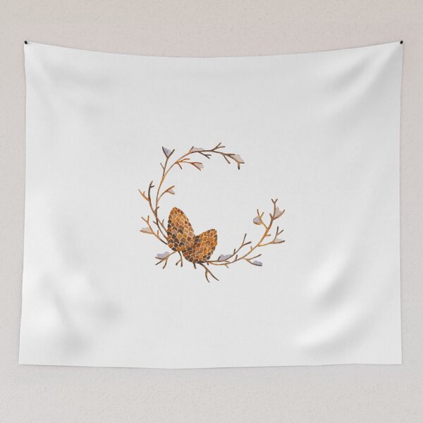 Item preview, Watercolor Pine Cone Frame designed and sold by LidiaP.