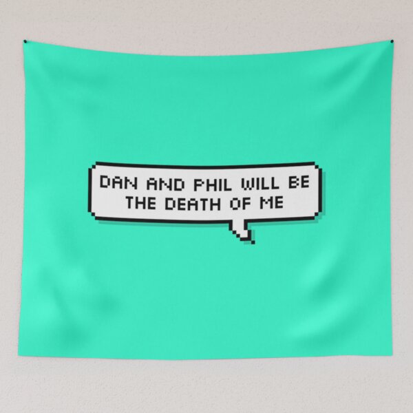 Item preview, Dan And Phil Will Be The Death Of Me designed and sold by ohshoot.