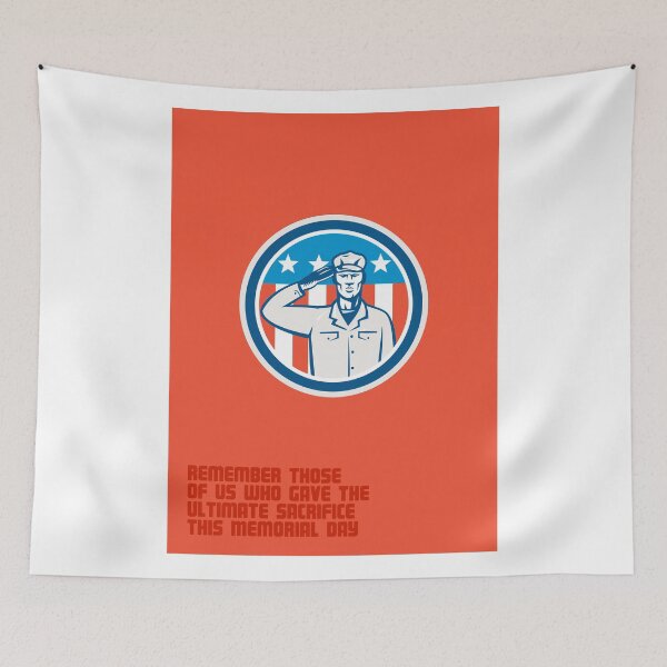 Item preview,  Memorial Day Greeting Card American Soldier Salute Circle designed and sold by patrimonio.
