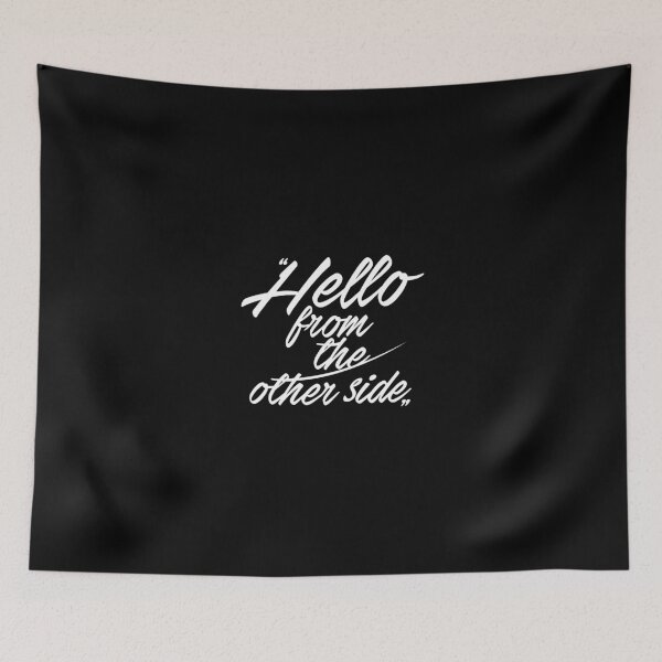Item preview, Hello from the other side - version 1 - white designed and sold by Supreto.