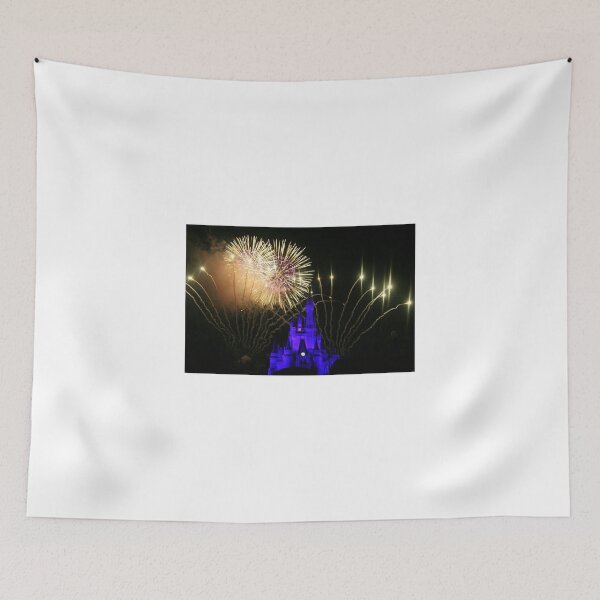 Item preview, Fireworks of Famous Castle at Night designed and sold by anitahiltz.