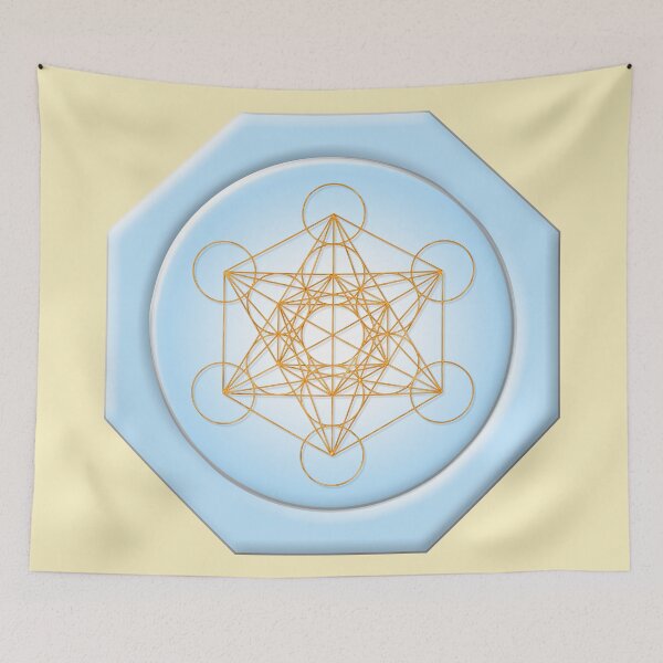 Item preview, Sacred Geometry of the Metatron Cube Mystical Diagram Gift Idea designed and sold by TJ Devadatta Best.