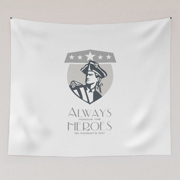 Item preview, Patriots Day Greeting Card American Patriot Looking Up designed and sold by patrimonio.