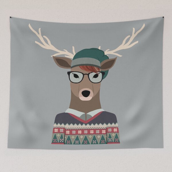 Item preview, Hipster Deer designed and sold by kennasato.