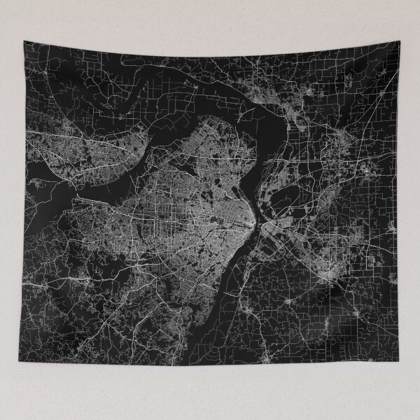 Item preview, Saint Louis map Missouri designed and sold by linelinelines.