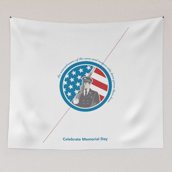 Item preview,  Memorial Day Greeting Card Soldier Military Serviceman Holding Rifle designed and sold by patrimonio.