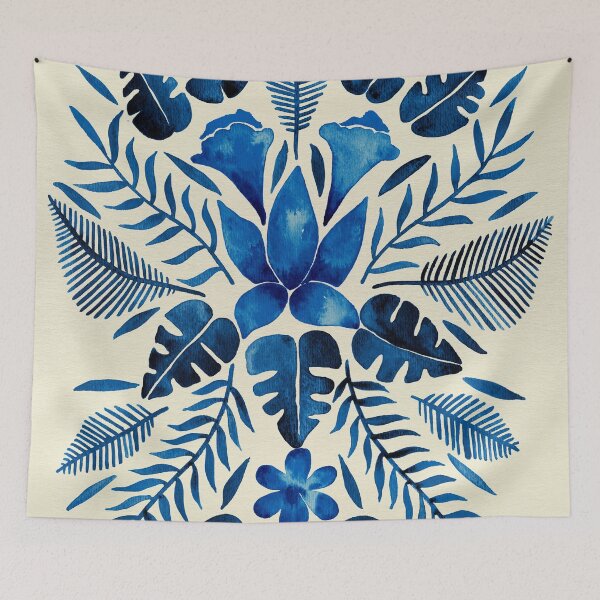 Item preview, Tropical Symmetry – Navy designed and sold by Cat Coquillette.