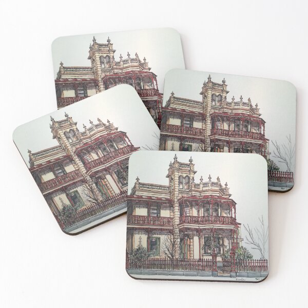 Item preview, Phryne Fisher's house 'Wardlow'©.  designed and sold by Elizabeth Moore Golding.