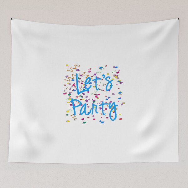 Item preview,  Let's Party on background of confetti. designed and sold by deleas.