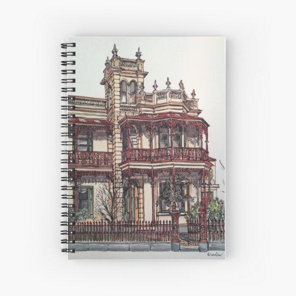Phryne Fisher's house 'Wardlow'©. Spiral Notebook