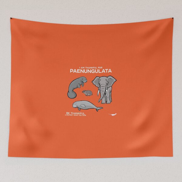 Item preview, I Am Thankful For Paenungulates designed and sold by Peppermint Narwhal.