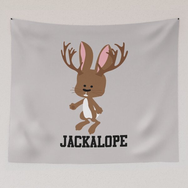 Item preview, Cute Cartoon Jackalope designed and sold by Hedgie Designs.