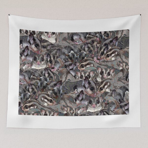 Item preview, Sugar Glider Collage, art effect designed and sold by glenshee.