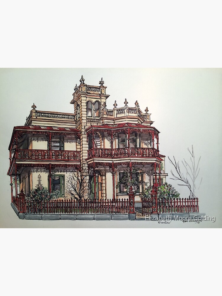 "Phryne Fisher's house 'Wardlow'©. " Art Print for Sale by emgolding Redbubble