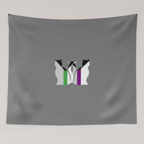 Item preview, Demiromantic Demisexual Pride Cats designed and sold by shaneisadragon.
