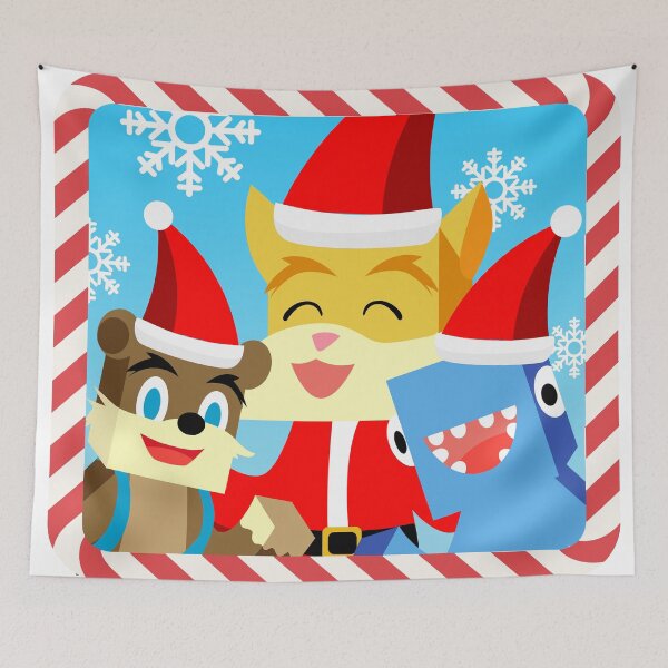Item preview, Minecraft Youtuber Stampy Cat, iBallisticsquid, L for Lee x (Christmas, Holiday, Winter Limited Edition) designed and sold by truefanatics.
