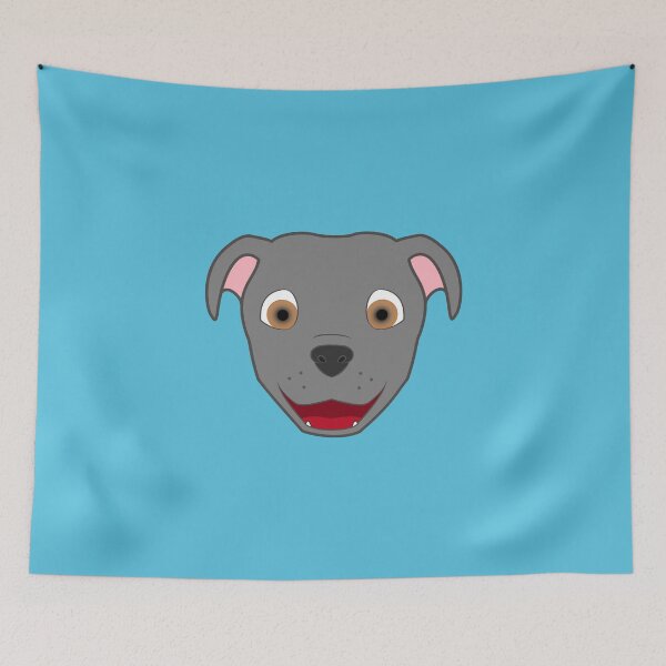 Item preview, Gray Pitbull Face designed and sold by Grifynne.