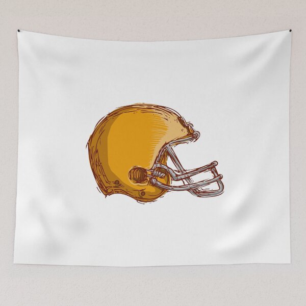 Item preview, American Football Helmet Drawing designed and sold by patrimonio.