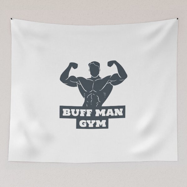 Item preview, Buff Man Gym designed and sold by Mobius Tees.