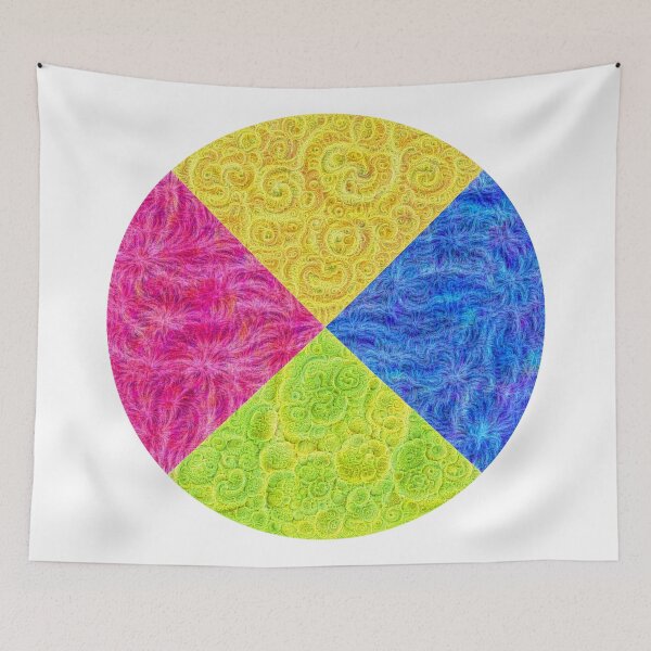 Item preview, #DeepDream Color Circle Visual Areas 6x6K v1448932478 designed and sold by blackhalt.