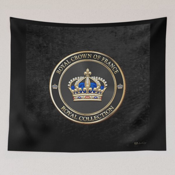 Item preview, Royal Collection - Royal Crown of France Black Velvet designed and sold by Serge Averbukh Art Studio.