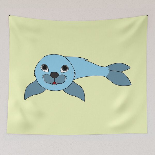 Item preview, Light Blue Baby Seal designed and sold by Grifynne.