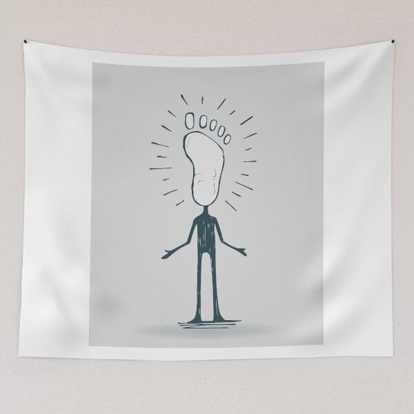 Item preview, Pedestrian head illustration designed and sold by Bernardo Ramonfaur.