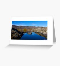 Central Otago Tarn Greeting Card