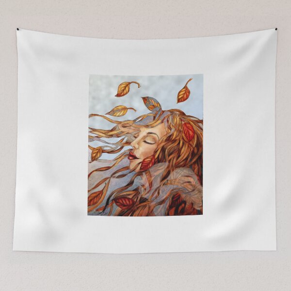 Item preview, Yellow Leaves and Gossamer designed and sold by Alma Lee.