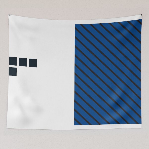Item preview, Number BLUE+black 4 designed and sold by Hell-Prints.