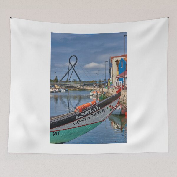 Item preview, Aveiro - canal boat and bridge designed and sold by Mark Bangert.
