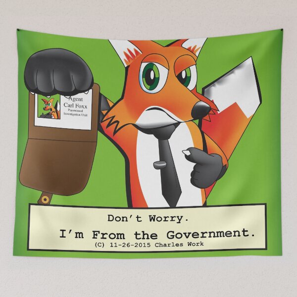 Item preview, Don't Worry... I'm From the Government designed and sold by CaptainCharlesW.