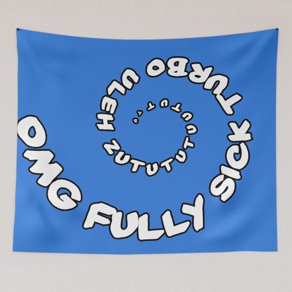 Item preview, Omg That Fully Sick Turbo Uleh - Sticker / Tee Gag Design - White designed and sold by TheStickerLab.