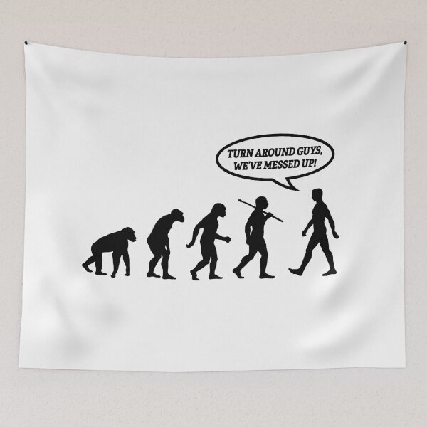 Item preview, Evolution of Man Messed Up designed and sold by JEGS.