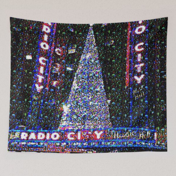 Item preview, Radio City Blue Snow designed and sold by Ellen Turner.