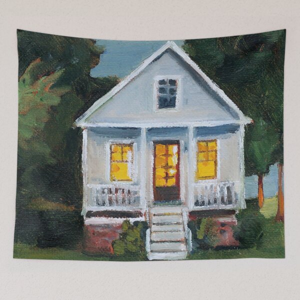 Item preview, Cottage at Dusk designed and sold by Claire Whitehead.
